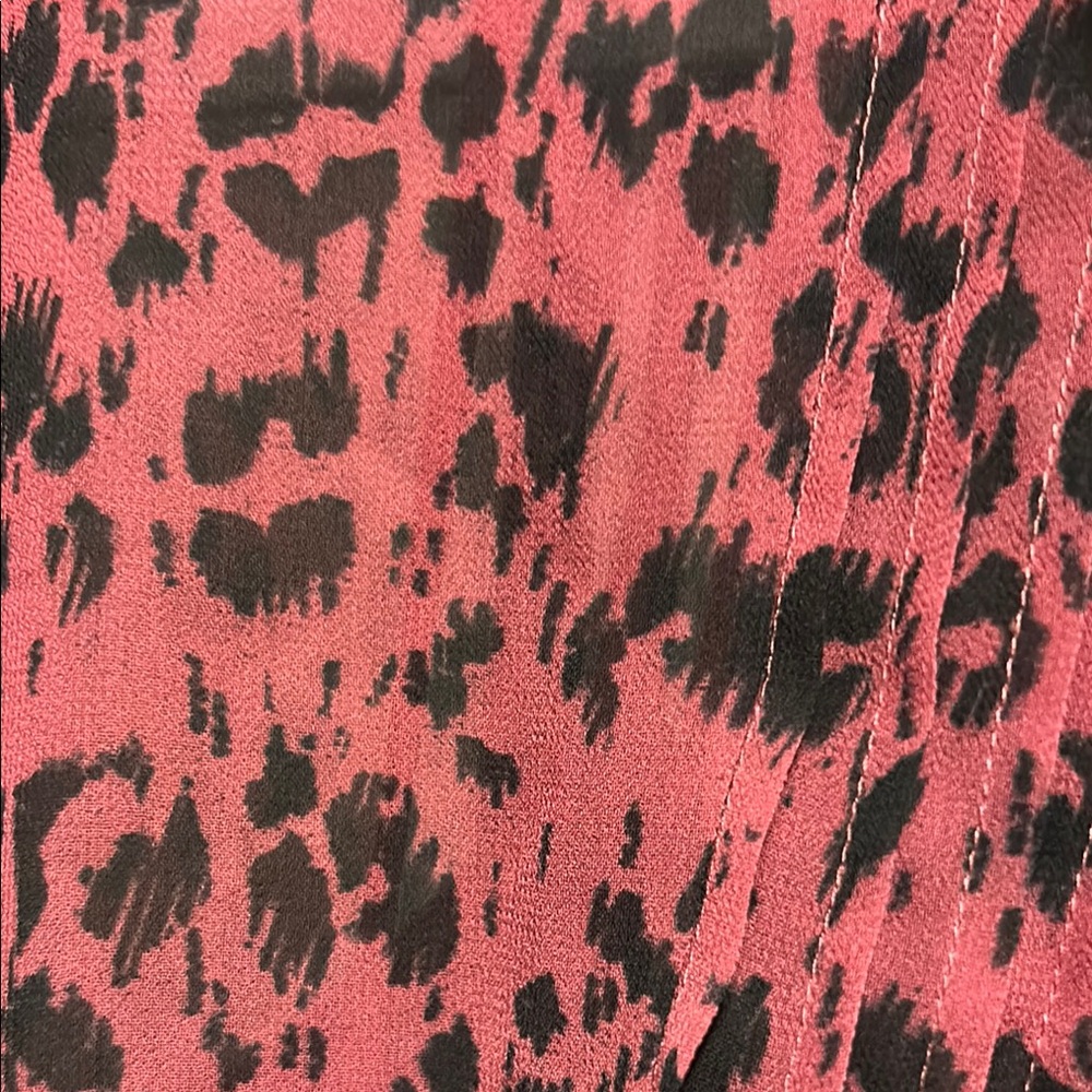 AllSaints Leopard Pink Print Dress - Picture 5 of 5